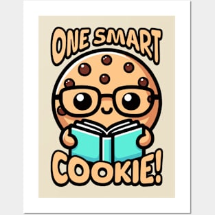 One Smart Cookie! Cute Cookie Pun Posters and Art